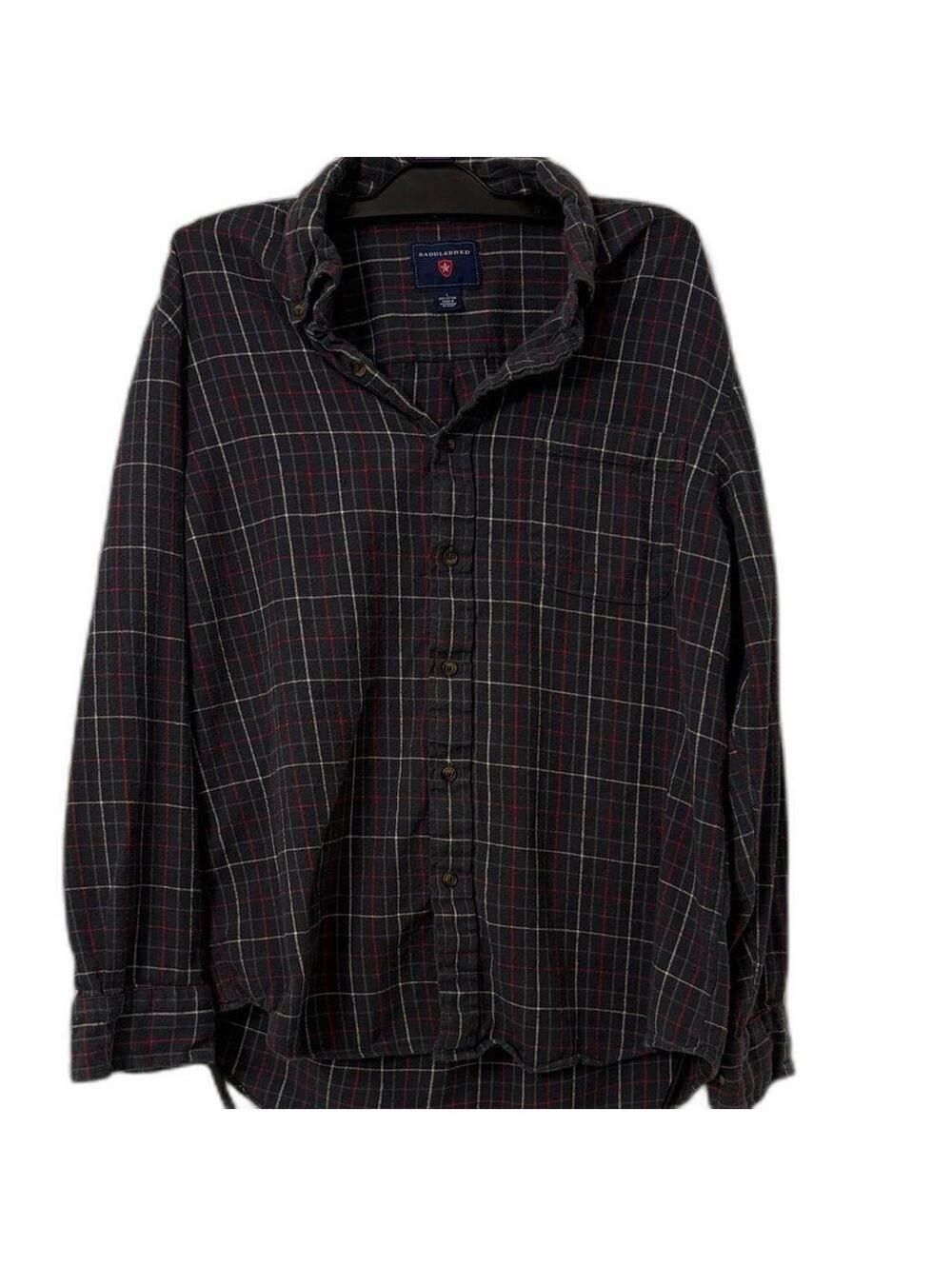 Saddlebred Men's plaid shirt-LG